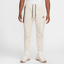 Men Pants - Nike Tech Fleece - Lt Orewood Brn-Sail-Black