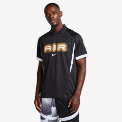 Uomo T-Shirts - Nike Swoosh Air Football - Black-White-Metallic Gold