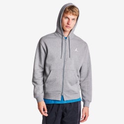 Hombre Hoodies - Jordan Brooklyn - Carbon Heather-White