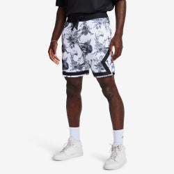 Men Shorts - Jordan Sport Dri-fit Aop Diamond - White-Black-Black