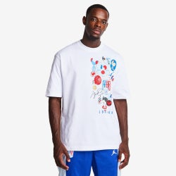 Homme T-Shirts - Jordan Sport - White-Old Royal