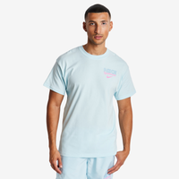 Men T-Shirts - Nike T100 - Glacier Blue-Glacier Blue