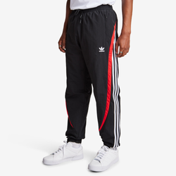 Uomo Pantaloni - adidas Street - Black-Better Scarlet