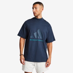 Hombre T-Shirts - adidas One Bball Tee - Aurora Ink-Aurora Ink