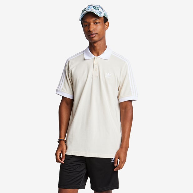 Image of Adidas Adicolor Classics 3-stripes male Polo - Bianco - Foot Locker035