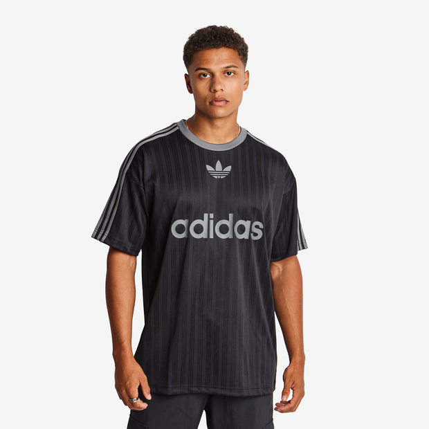 Image of Adidas Football male Magliette - Nero - Poly Jersey - Foot Locker035