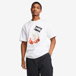 Hombre T-Shirts - Puma Mas Tiempo - White-White