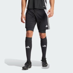 Herren Shorts - adidas Tiro 24 Training 2-In-1 - Black-White