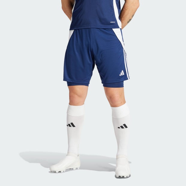 Image of Adidas Tiro 24 Training 2-in-1 male Pantaloncini - Blu - Tela di cotone - Foot Locker035