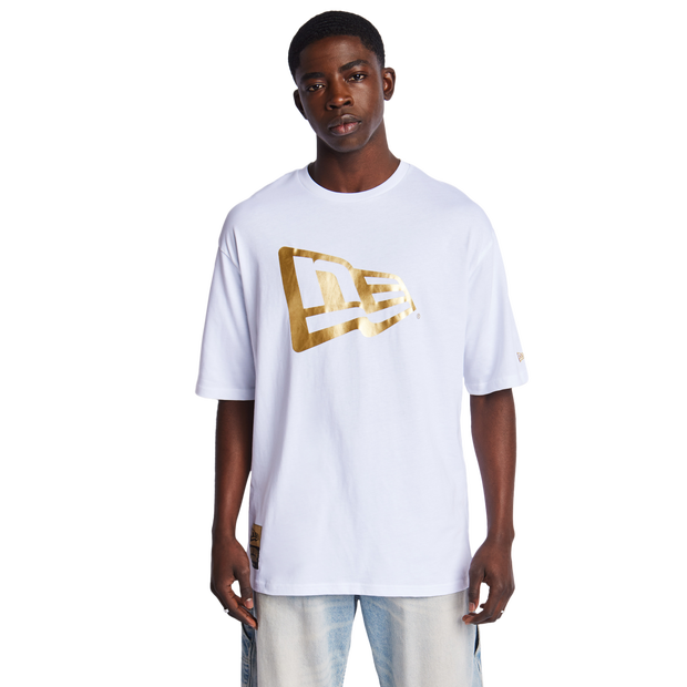 Image of New Era Ne Flag Os male Magliette - Bianco - Foot Locker035