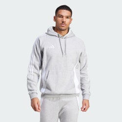 Herren Hoodies - adidas Tiro 24 - Medium Grey Heather-White