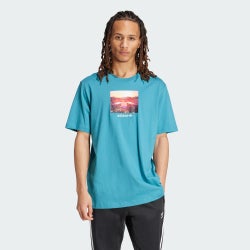 Herren T-Shirts - adidas Sunset Graphic - Arctic Fusion-Arctic Fusion