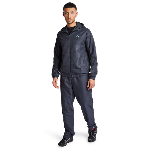 Lacoste Diamond Weave Hooded - Image 2 of 4 Enlarged Image