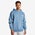 Street Cartel Russo - Heren Hoodies Slate Blue-White