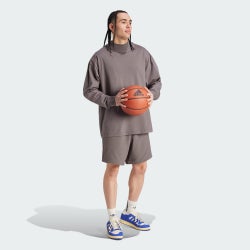 Homme T-Shirts - adidas One Bball Long Sleeve - Charcoal-Charcoal