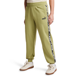 Hombre Pantalones - Puma Essentials+ Tape - Calming Green-Calming Green