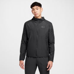 Heren Jackets - Nike Swoosh Air Run - Anthracite-Reflective Silv