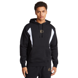 Herren Hoodies - Nike Swoosh Air - Black-White-Metallic Gold