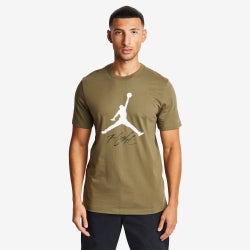 Hombre T-Shirts - Jordan Jumpman - Medium Olive-White