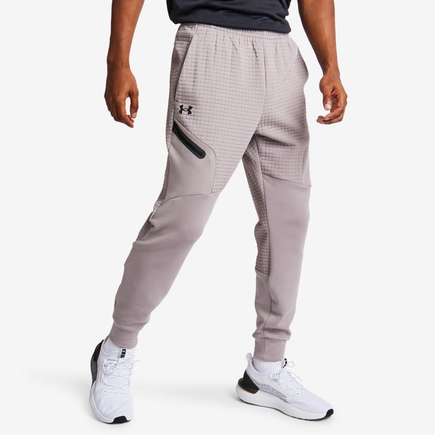 Image of Under Armour Unstoppable male Pantaloni - Grigio - Poly Fleece - Foot Locker035