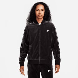 Homme Vestes Zippees - Nike Club - Black-White