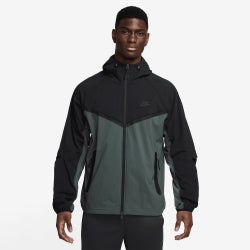 Hombre Hoodies - Nike Tech Woven - Vintage Green-Black-Black