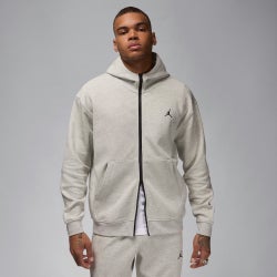 Men Hoodies - Jordan Sport - Grey Heather-Black