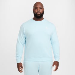 Herren Sweatshirts - Nike Club - Glacier Blue-White