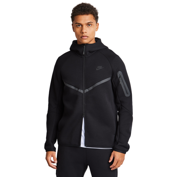 Image of Nike Tech Fleece male Felpe con cappuccio - Nero - Foot Locker035