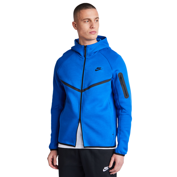 Image of Nike Tech Fleece male Felpe con cappuccio - Blu - Foot Locker035