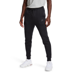 Men Pants - Nike Tech Fleece - Black-Black