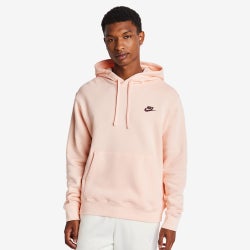 Hombre Hoodies - Nike Club - Washed Coral-Washed Coral