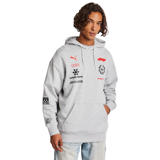 Puma X A$ap Men Hoodies - Grey - Size L - Cotton Fleece