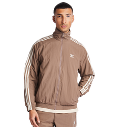 Men Track Tops - adidas Firebird - Trace Brown-Trace Brown