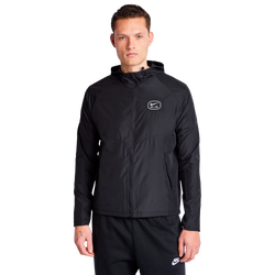 Men Track Tops - Nike Swoosh Air Run - Black-Black