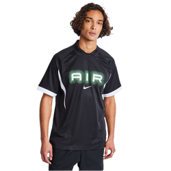 Hombre T-Shirts - Nike Swoosh Air Football - Black-Black-White