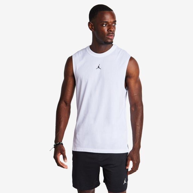 Jordan Mj Sport Men Hoodies - White - Size M - Cotton Fleece