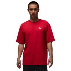 Hombre T-Shirts - Jordan Sneaker Patch - Varsity Red-Black