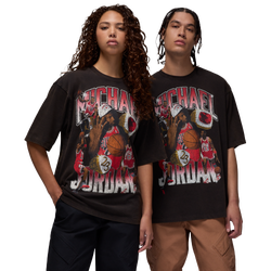 Men T-Shirts - Jordan Essentials - Black-Varsity Red