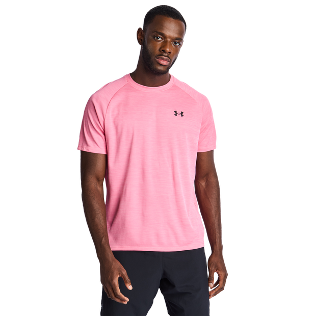 Image of Under Armour Tech male Magliette - Rosa - Poly Jersey - Foot Locker035