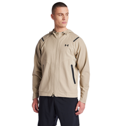 Men Track Tops - Under Armour Unstoppable - Brown-Brown