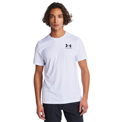 Men T-Shirts - Under Armour Hg Fitted - White-White