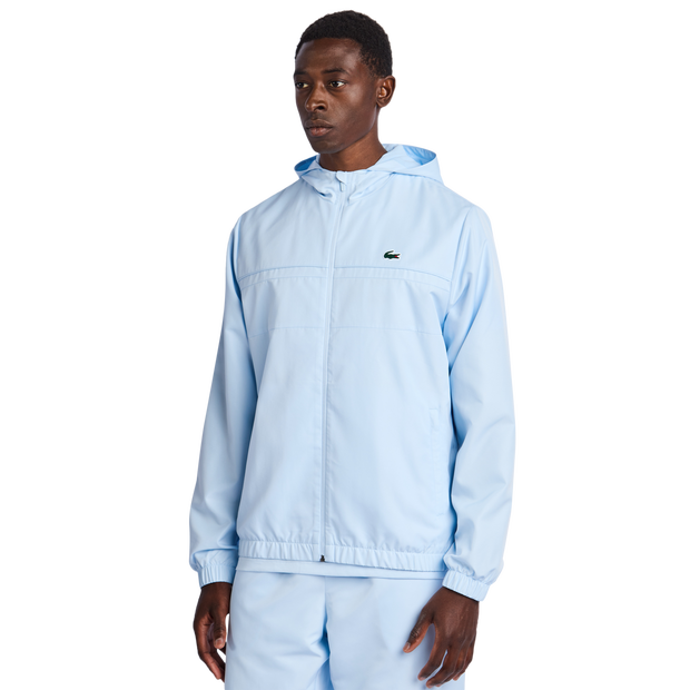Lacoste Diamond Weave Homme - Vestes Zippees, Bleu - Taille M