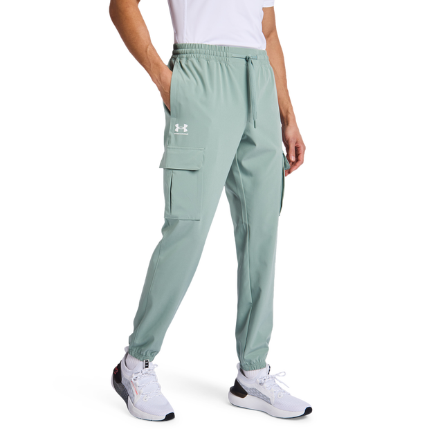 Under Armour Stretch Woven male Pantaloni - Verde - Foot Locker