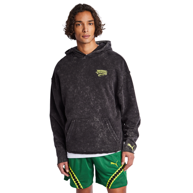 Image of Puma Tmnt Hoodie male Felpe con cappuccio - Nero - Foot Locker035