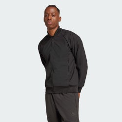 Hombre Track Tops - adidas Bonded Sst Track - Black-Black