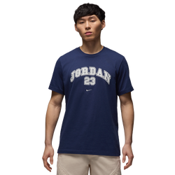 Men T-Shirts - Jordan Flight Mvp - Midnight Navy-White-White