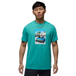 Uomo T-Shirts - Jordan Brand Photo - Washed Teal-Black