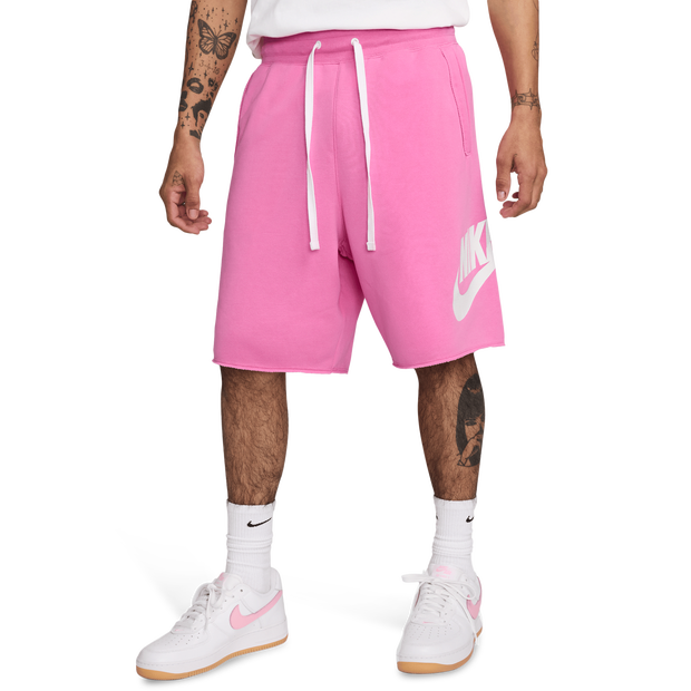 Image of Nike Club Alumni male Pantaloncini - Rosa - French Terry di cotone - Foot Locker035