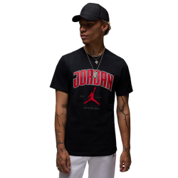 Men T-Shirts - Jordan City 88 - Black-Gym Red-Gym Red